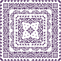 Beautiful flower art and mandala vector design