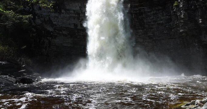 Waterfall in Upstate New York State Park