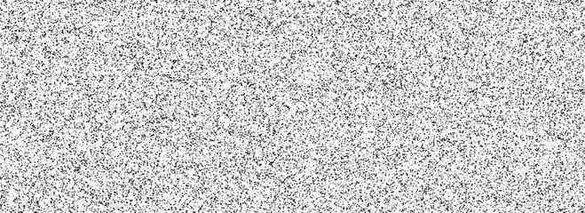 Black random noise texture. Rough grain noise overlay background. Abstract grunge gritty snow dots wallpaper. Distress gritty dust backdrop with particles, speckles, drops, specks, flecks. Vector