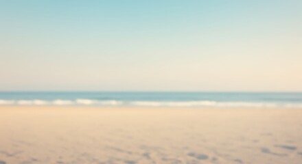 Beach Scene Sand Ocean Wave