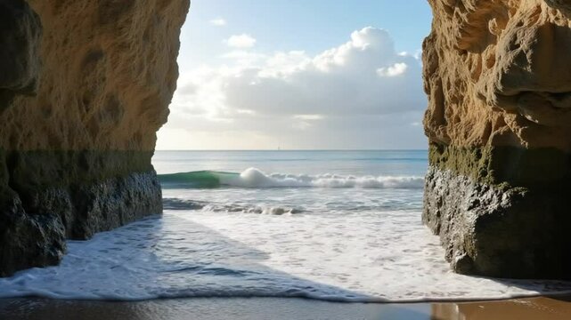 Cave View to Sunset Beach