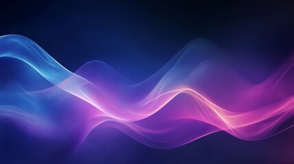 Naklejka premium Abstract flowing waves of vibrant purple and blue hues