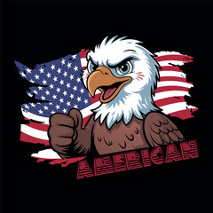 4th july American freedom t shirt design