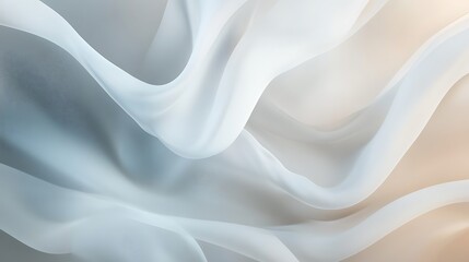 Obraz premium Soft, flowing fabric in subtle hues