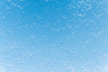 Aqua background. Product space next to clean water streams and water splashes and drops.