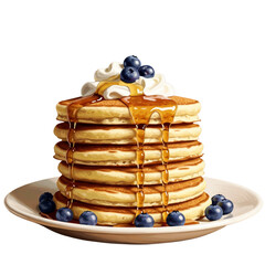 pancakes with blueberries