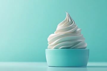 Simple soft serve ice cream delight