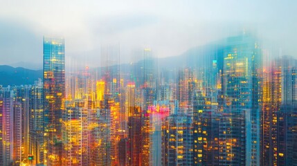 Obraz premium Time-lapse concept showing various engineering stages overlaid on a construction site image