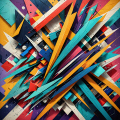 abstract background with colorful squares