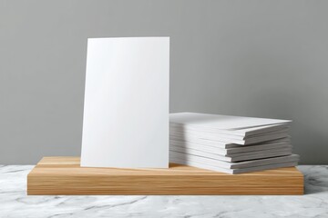 Blank flyer mockup available for showcasing your marketing message or custom advertisement.