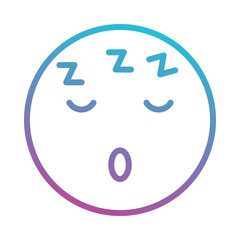 sleeping emoji icon 