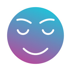 relieved emoji icon
