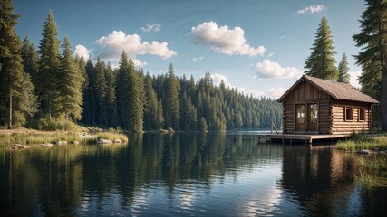 Solitude in Nature’s Embrace

