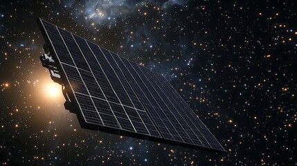 Space solar panel