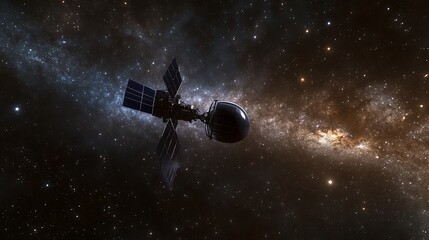 Obraz premium Space station in deep space