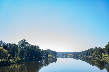 water reservoir nature australia forest lake