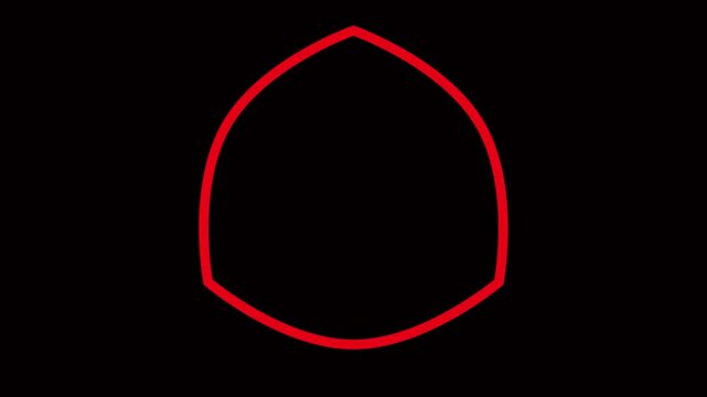 8% taxt Animation of glowing neon Pink and blue color number text animation . pink and blue neon number Four, symbol, technology, text,