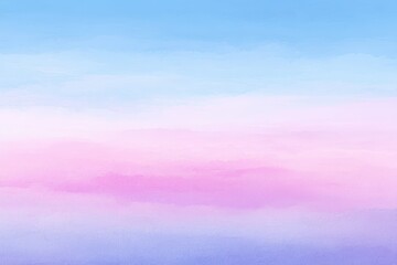 Fototapeta premium Soft, pastel-toned skies in a horizontal gradient.
