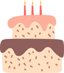 Birthday Cake Illustration