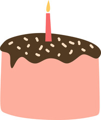 Birthday Cake Illustration