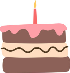 Birthday Cake Illustration