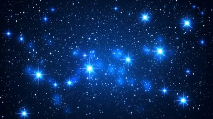 Obraz premium Starry night sky background