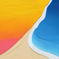 Vibrant abstract artwork showcasing colorful paint textures.