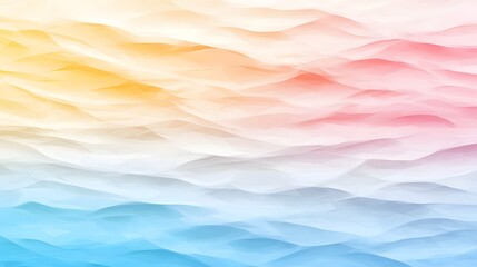 Obraz premium Soft Abstract Waves with Pastel Gradient in Warm and Cool Tones for Background Design