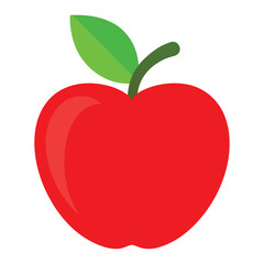 Apple vector icon on white background 