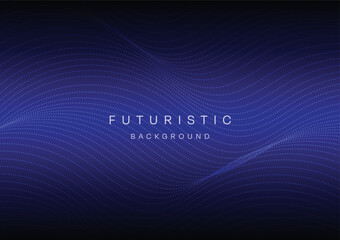 Blue Futuristic Circuit Abstract technology background Hi-tech system concept vector illustration