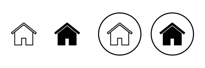 House icon vector. Home sign and symbol