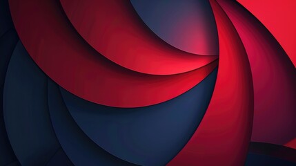 The abstract picture of the red circle round curve shape with multiple circular wave, the abstract shape is the form that does not represent the specific recognizable object from real world. AIG51.