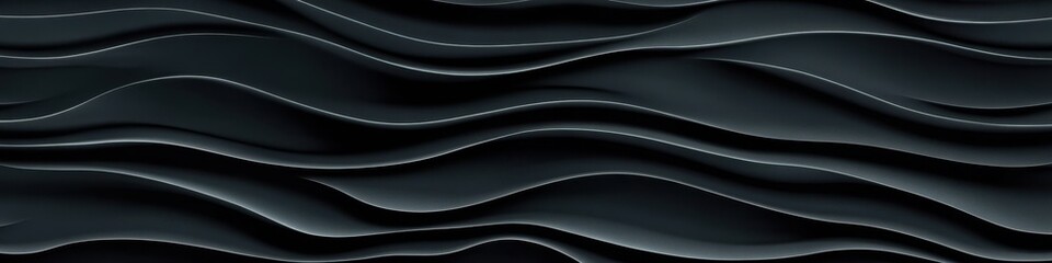 Dark, wavy abstract texture