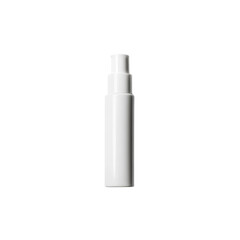 White Plastic Pump Bottle Mockup - Cosmetic Packaging