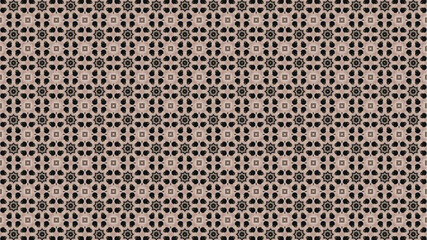 Fototapeta premium Geometric, Abstract, Floral, Organicseamless pattern.