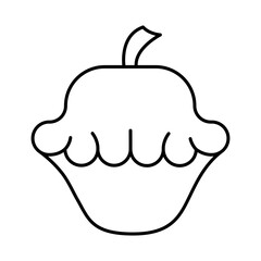 Pattison Editable Stroke Icons. Vegetables, Healthy Eating, Vegan Food, Weight Loss, Organic Food Themes Vector Illustration
