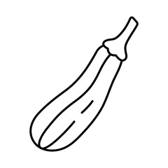 Zucchini Editable Stroke Icons. Vegetables, Healthy Eating, Vegan Food, Weight Loss, Organic Food Themes Vector Illustration