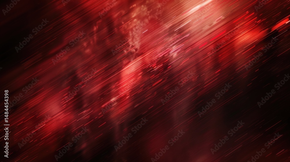 Poster abstract red black line effect on surface of modern template design express seamless style scene. di