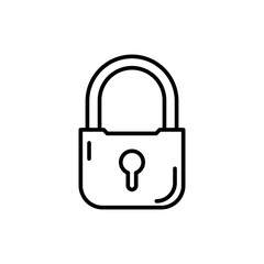 Security lock icon
