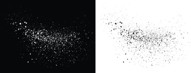 Grunge texture black and white vector splatter blood background illustration