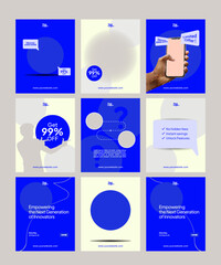 corporate identity template social media kit