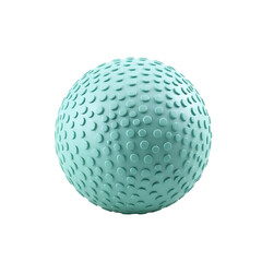 Textured Turquoise Sphere with Raised Dots