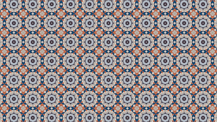 Geometric, Abstract, Floral, Organicseamless pattern.