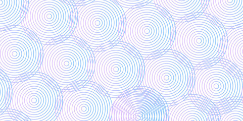 abstract seamless pattern with circles wave overlapping fabric textile design.