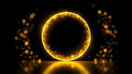 golden ring with alpha channel