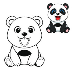 A tiny baby panda giggles with pure joy, its fluffy fur bouncing as it laughs. Its bright eyes sparkle with innocence, spreading smiles and warm fuzzy feelings everywhere!