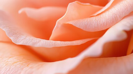 Close-Up of a Rose Petal Showing Its Soft Texture and Delicate Coloration in Natural Setting