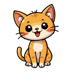 Cartoon Cat – Playful Feline Vector Art