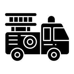 Fire Engine glyph icon