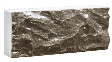 Fototapeta premium Gray Ceramic Interior Tile Detailed View. Generative AI